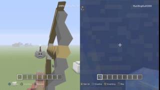 Minecraft: jaws final scene
