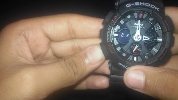 How to change date and time on g shock ga 120 watch