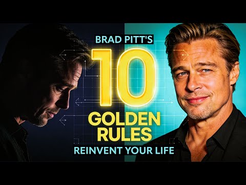 Brad Pitt’s 10 Golden Rules for Life You Never Heard Before #BradPitt #SuccessMindset #WealthWise