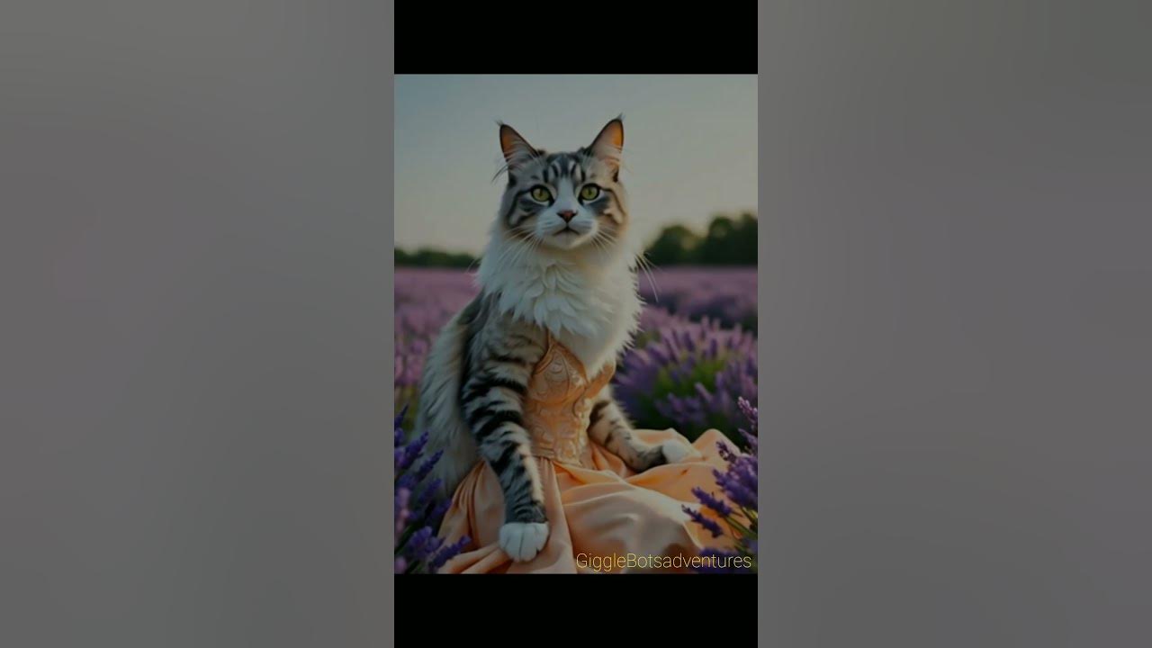 Cat: ‘This smells nice. Mine now.’ 💜😹 #LavenderBandit #cutecat #cat #floweristcat #cuteanimal