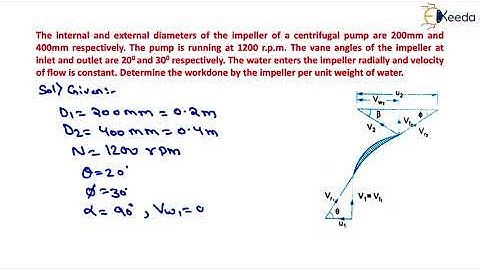 Numerical of Centrifugal Pump - Centrifugal Pumps - Applied Hydraulics