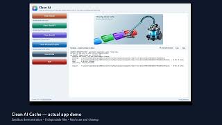 Free Up Disk Space from AI App Cache | Clean AI Cache Demo & Store Guide screenshot 4