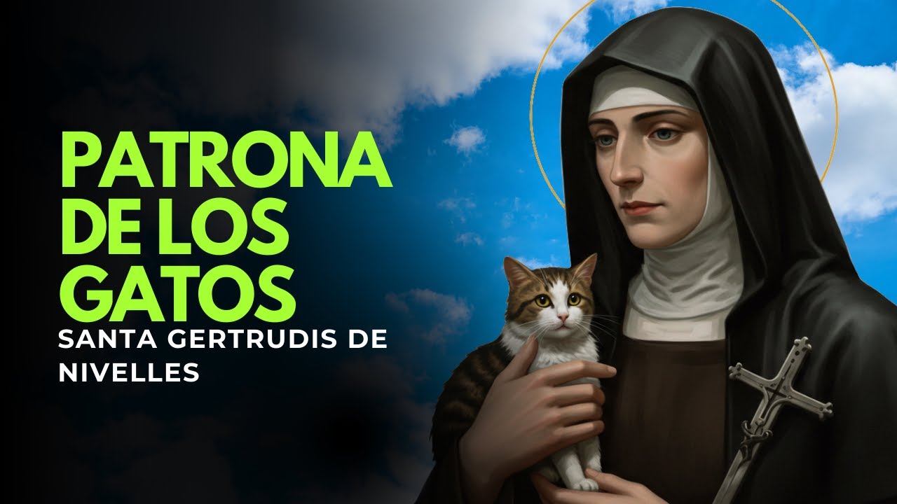¿Quién es Santa Gertrudis? La sorprendente historia de la patrona de los gatos.