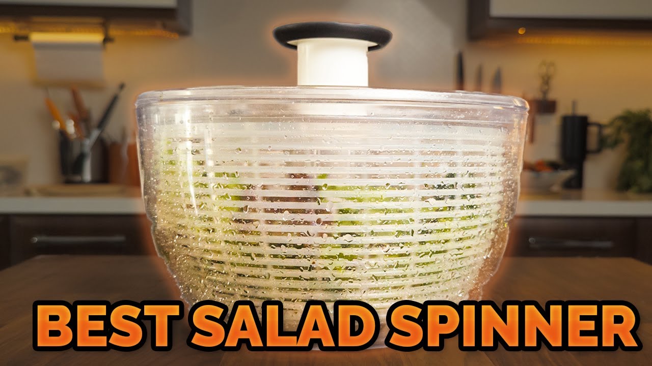OXO Salad Spinner Review & How to Use - Best 2025 - YouTube