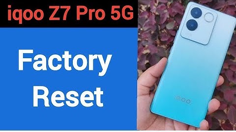How to erase all data without frp lock, iqoo Z7 Pro 5G me factory reset kaise karen, factory reset s