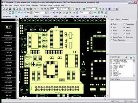 diptrace pcb layout