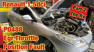 Nissan, Renault 1.5 DCI   Egr valve replacement & data logging afterwards.  Part 2