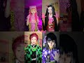 Colour mixing trend 📈 by kny cosplayers 🌸💕💖#kny #demonslayer #ytcreatorindia #cosplay #fypシ#seher