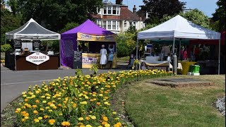 Sunday market in the park