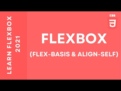 Learn FlexBox css - Flex-Basis & Align-Self (Part 5) | Darija