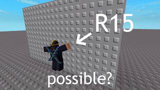 Do R6 animations in R15 make R6 clips work?