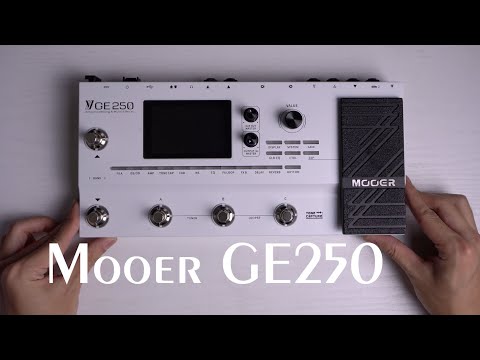 Гитарный процессор MOOER GE250, видео 1