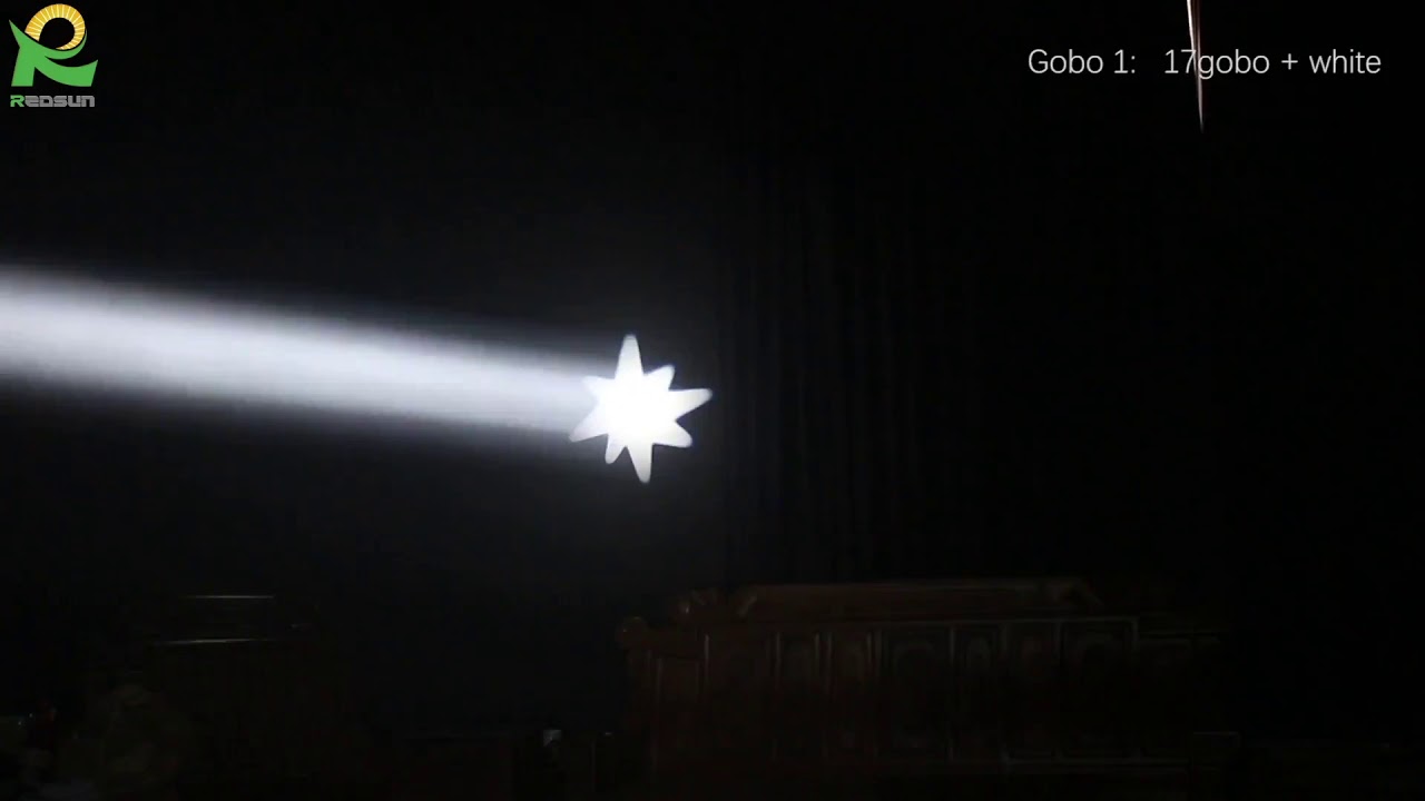 230W beam moving light - YouTube