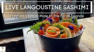 LIVE Langoustine and Salmon Sashimi - I Make The Freshest Sashimi Plate In The Faroe Islands!