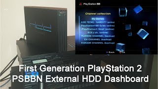 Playstation 2 Scph-15000 Psbbn Dashboard External Hdd Showcase