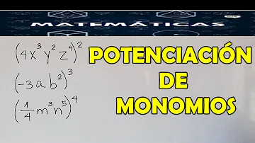 É possível resolver a potência de um monômio?