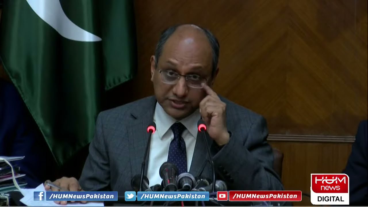 Saeed Ghani talks to media