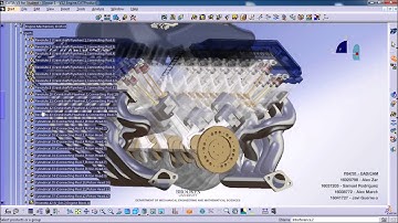 V12 Engine Kinematics in CATIA V5