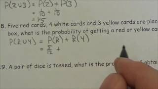 Math 30-2 Probability Review #22
