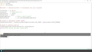 [Giao thức UDP - 01] Giao tiếp Server với nhiều Client (Python)
