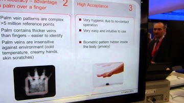 Palm Vein Authentication Demo with Fujitsu U904 (PalmSecure)