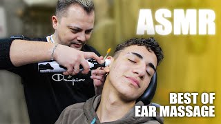 SLEEP ASMR | Best Asmr Ear Massage In Real Barber Shop (ear, scalp, head, arm, hands, neck)