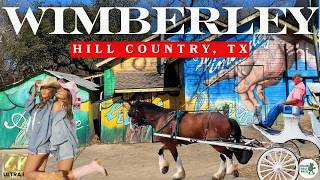 Downtown Wimberley, Texas | 4K Summer Walking Tour for Big TVs