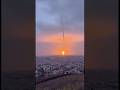 Ракета появляется над городом 😨🌆 / Missile Appears Over the City #military #youtubeshorts
