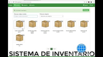 Sistema de inventario desarrollado con PHP y MySQL