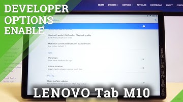 How to Enter Developer Mode in LENOVO Tab M10 – Enable Advanced Settings