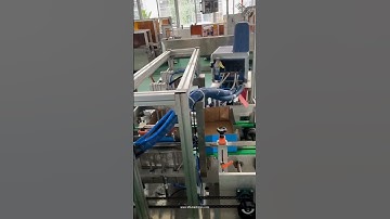 Irregular shape box case cardboard folding forming machine with hot melt glue sealing system