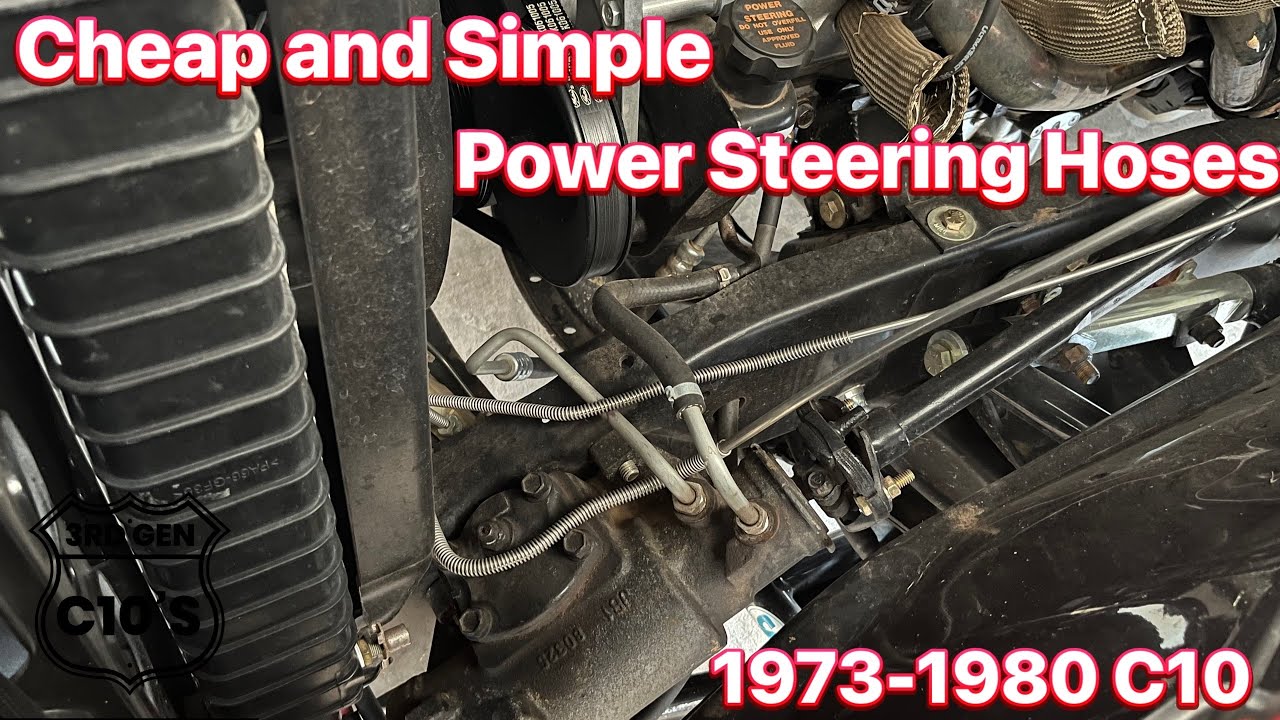 Cheap and Simple Squarebody ls swap power steering hoses. YouTube