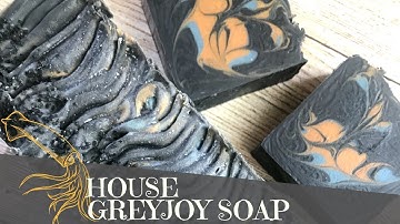 Making Of Iron Islands Cold Process Soap GOT Inspired | 🦑 Luna Fae Creations