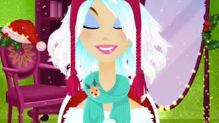 Girls Hair Salon Christmas by PAZU Games screenshot 4