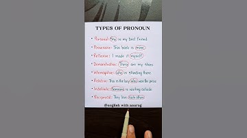 Types Of Pronoun 🔥 👨‍🏫