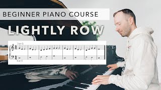 Lightly Row | Easy Piano
