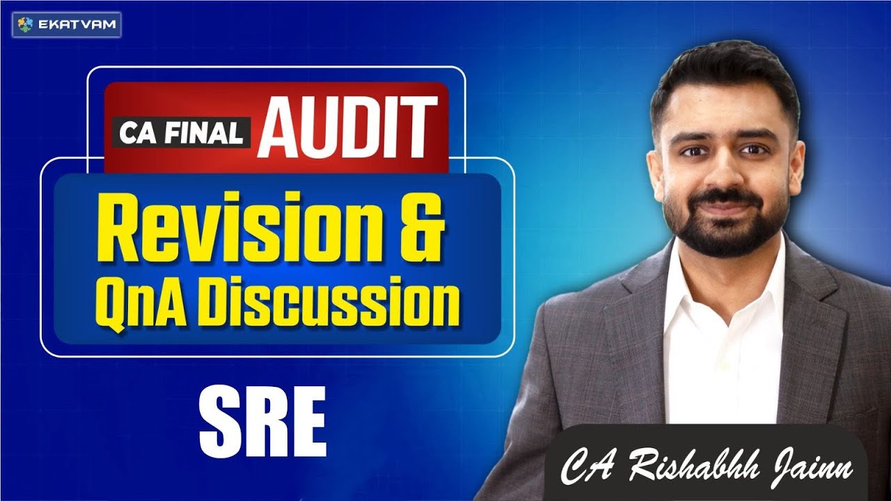 CA Final Audit SRE 2410 Revision Session by CA Rishabh Jain for May 26 exam & Onwards