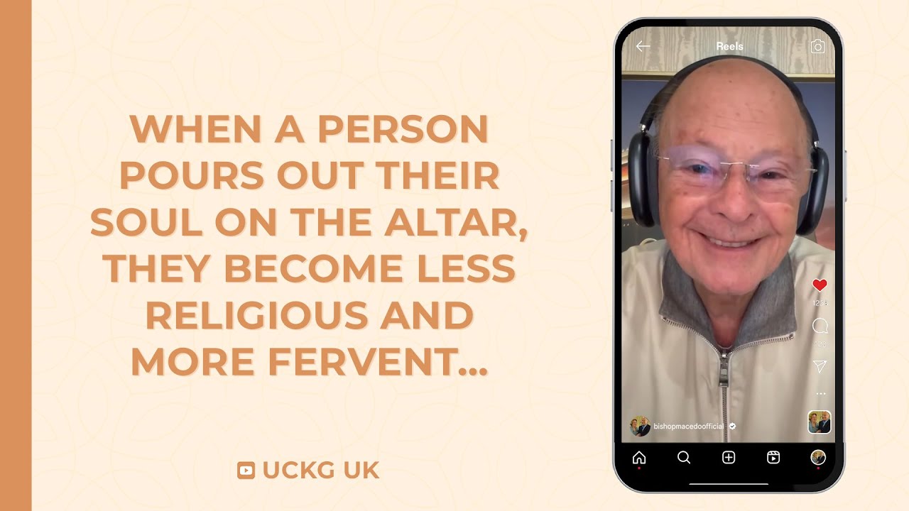 When A Person Pours Out Their Soul On the Altar, They Become Less Religious and More Fervent…