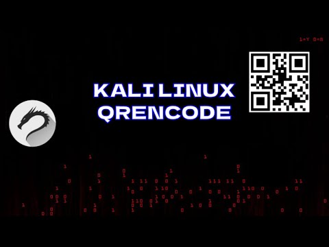 Kali Linux Tool -  Come Creare #qrcode  con #Kali #linux  (Qrencode tool)