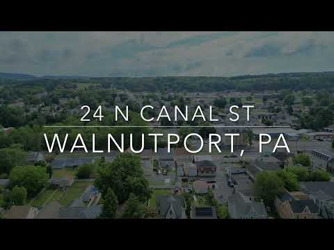 24 N Canal St, Walnutport, PA home video tour