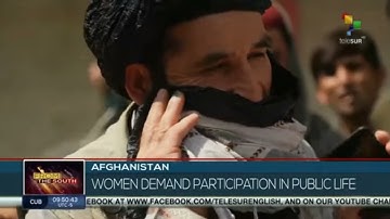 Afghan women protest for their rights