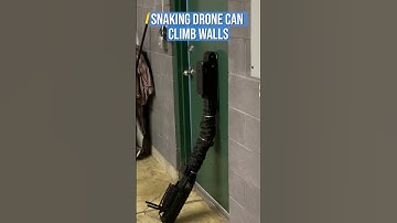 A robot snake that climbs walls? #shorts #drones #tech #snake