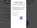 Which Hazard Occurs When Data Isn’t Written Back Yet? | UGC NET CS MCQ | Daily MCQs
