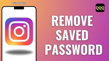 How to Remove Saved Password on Instagram