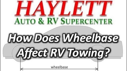 HaylettRV - How does Wheel Base affect Towing? with Josh the RV Nerd