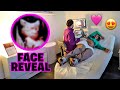 SEEING BABY GIRL FACE FOR THE FIRST TIME!