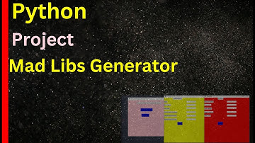 "Interactive Mad Libs Generator with Python and Tkinter "