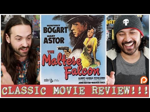 THE MALTESE FALCON - (Classic Film) REVIEW!!!