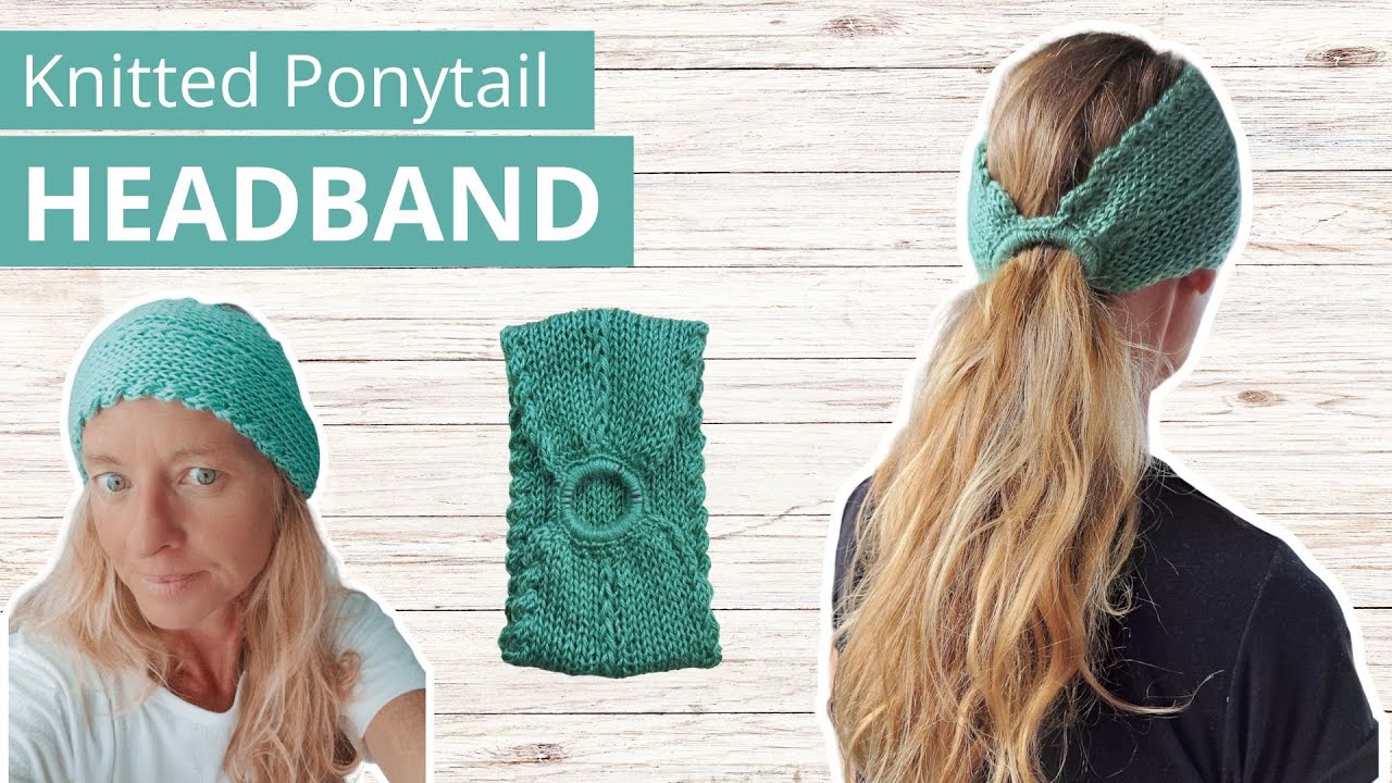 SENTRO 40 Needles Ponytail Headband - Ear warmer Tutorial for Beginners!