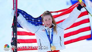 Best of Team USA from Day 12: Shiffrin's gold, Hockey wins in OT | Winter Olympics 2026 | NBC Sports